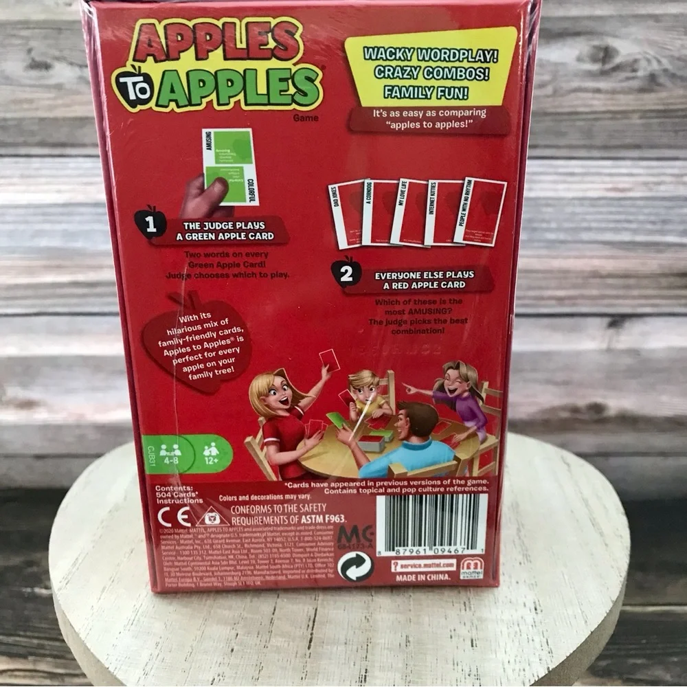 🆕 Apples to Apples Family Party Game